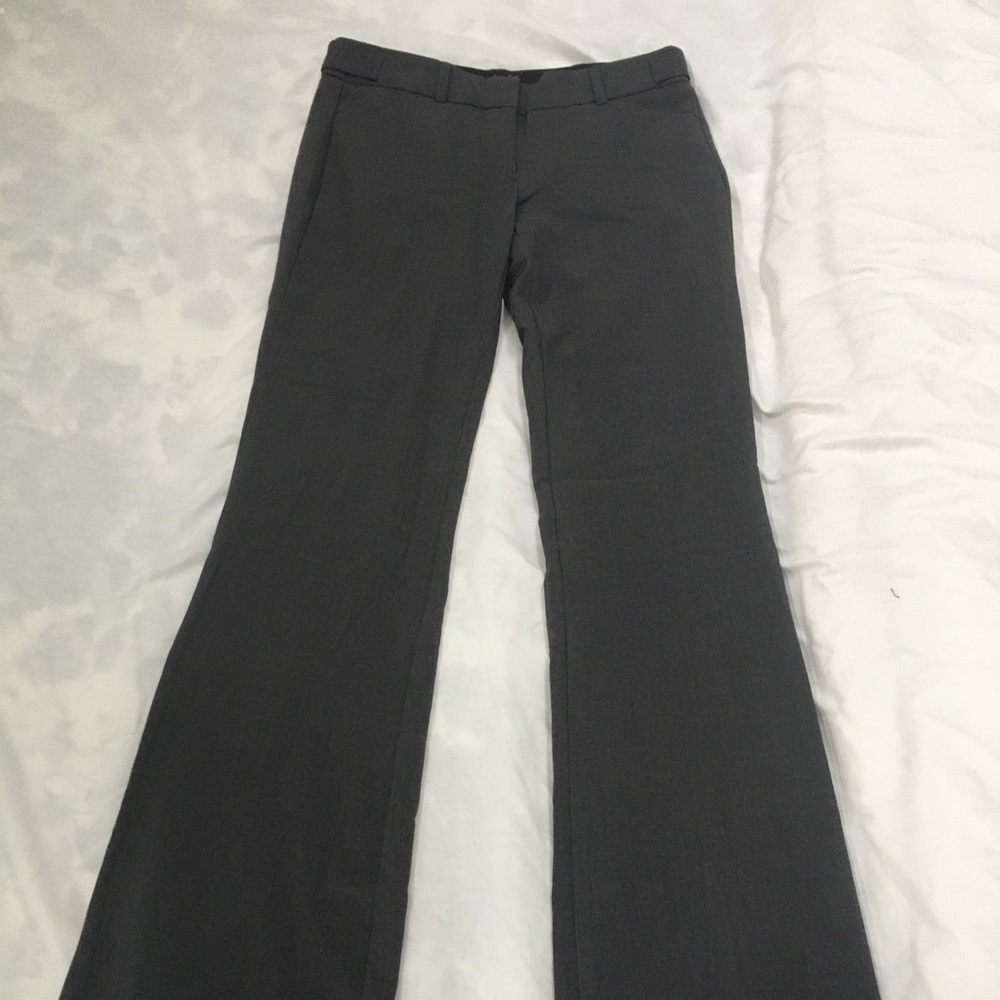 Grey suit trousers